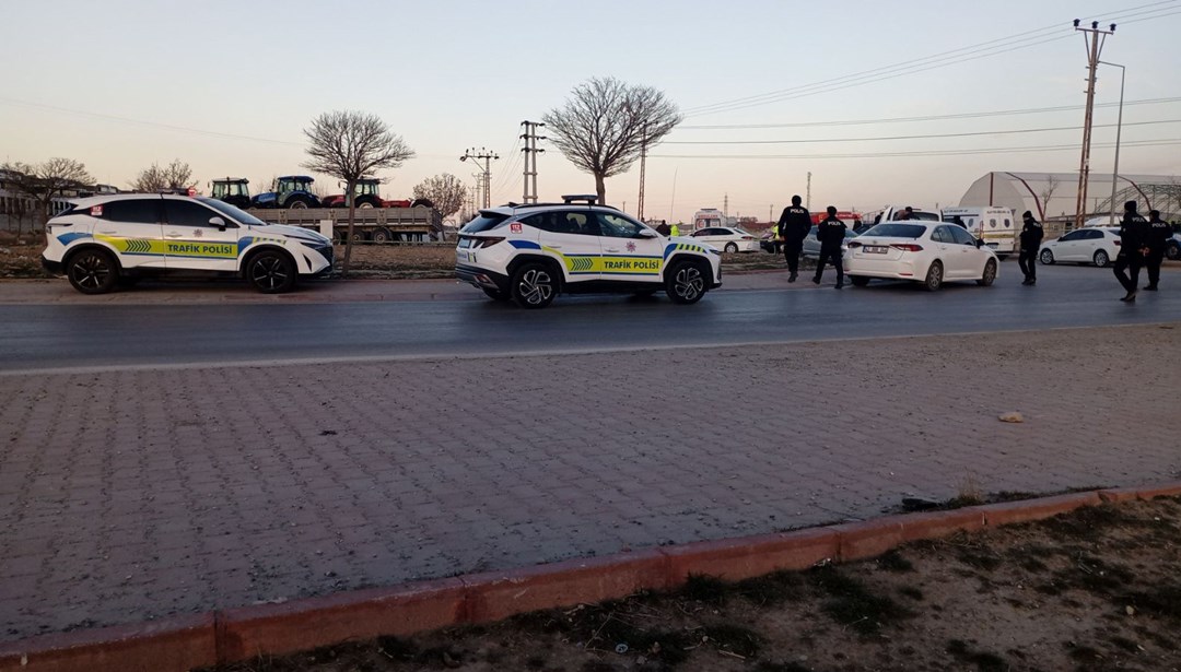 Konya’da trafik kazasında bir polis şehit oldu, iki polis yaralandı